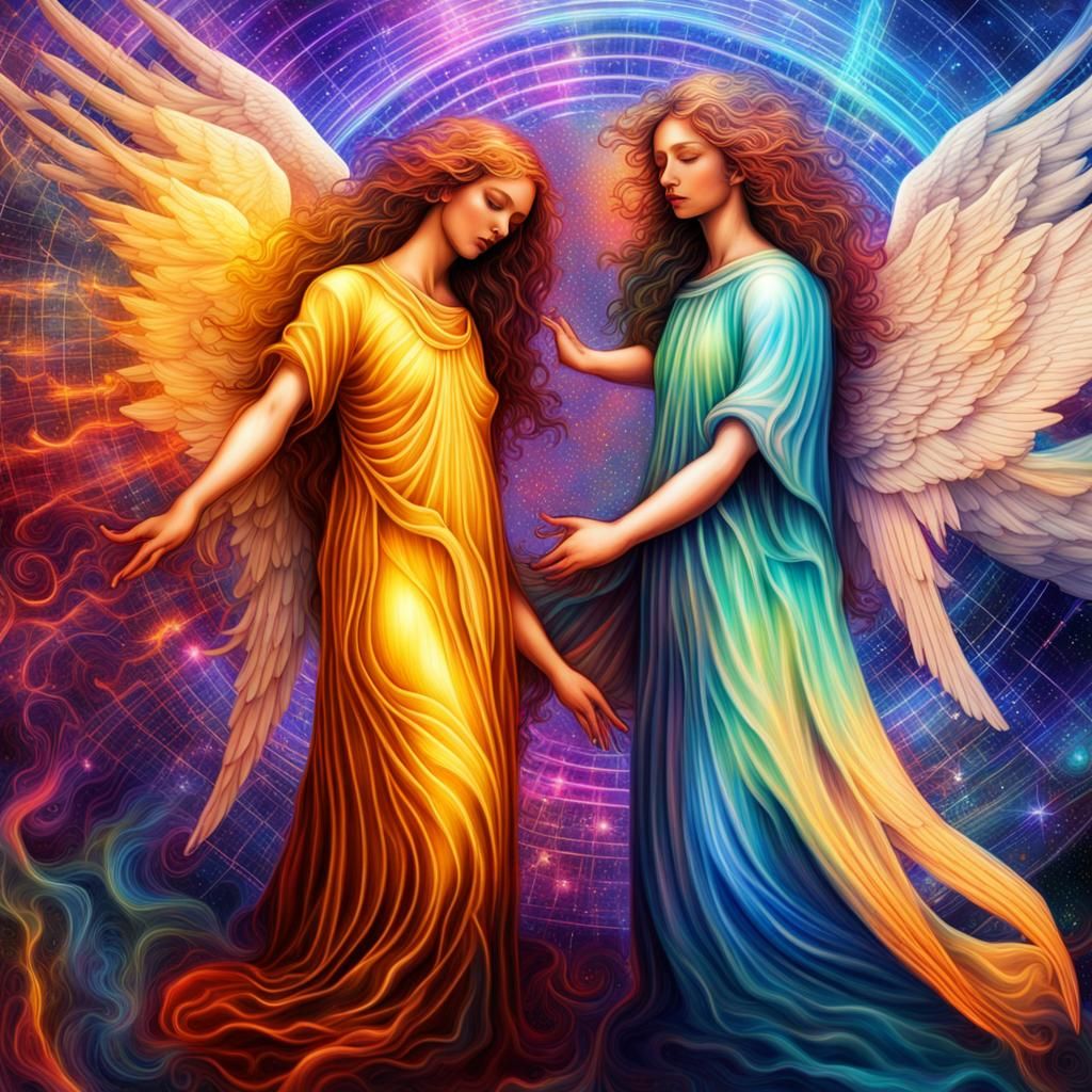 Angels Vibrating Beyond the Electromagnetic Spectrum