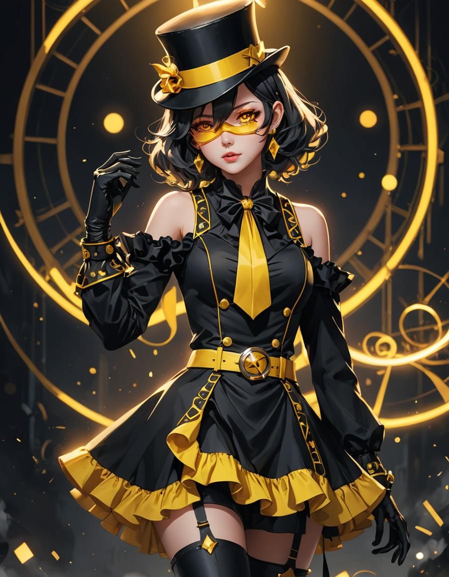 Electro Swing Ringmaster in Anime Style