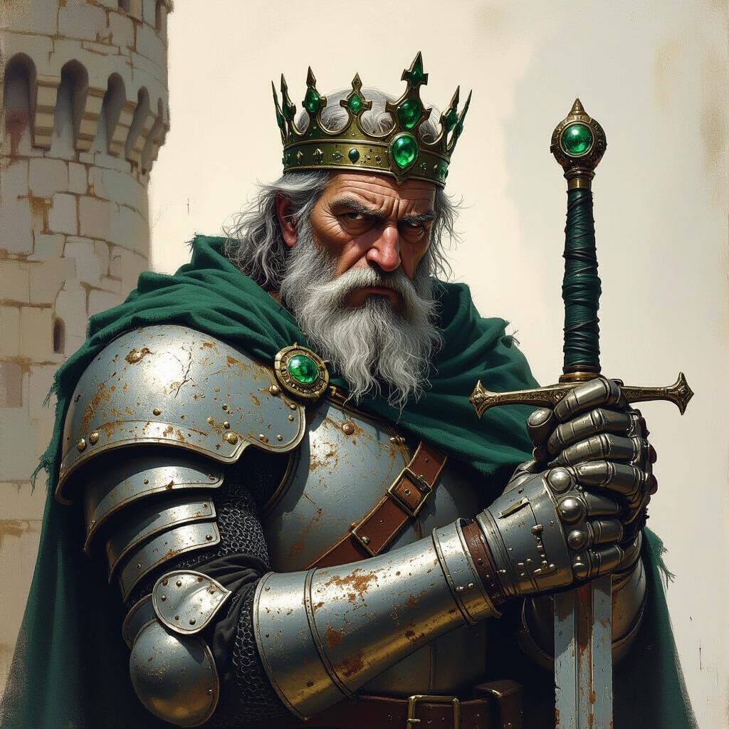 Weary King Returns: Digital Art