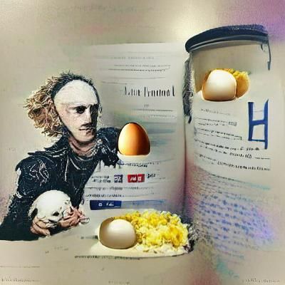 Minimalist Egg Still Life