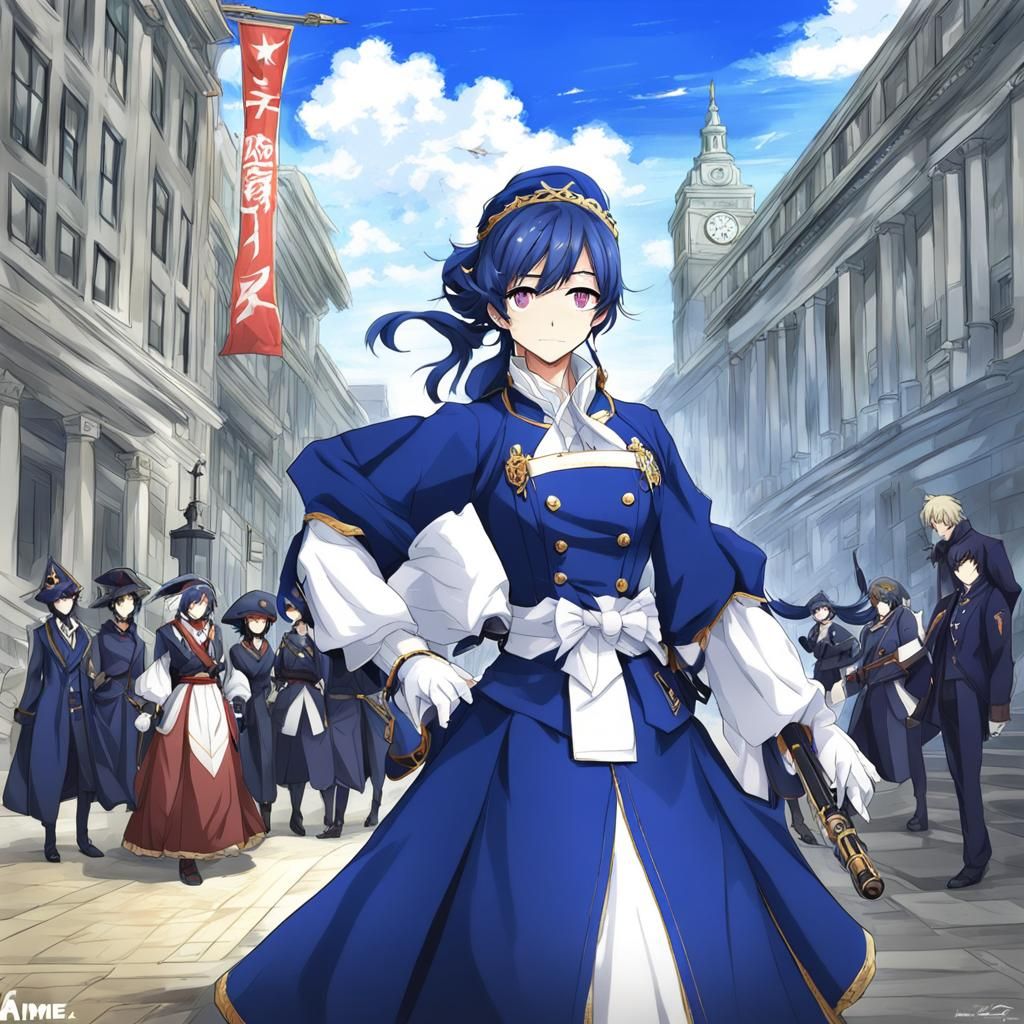 Anime Style Personification of Virginia