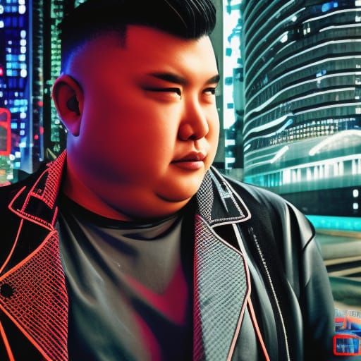 Cyberpunk Ripperdoc Portrait in Hyperdetailed 8K