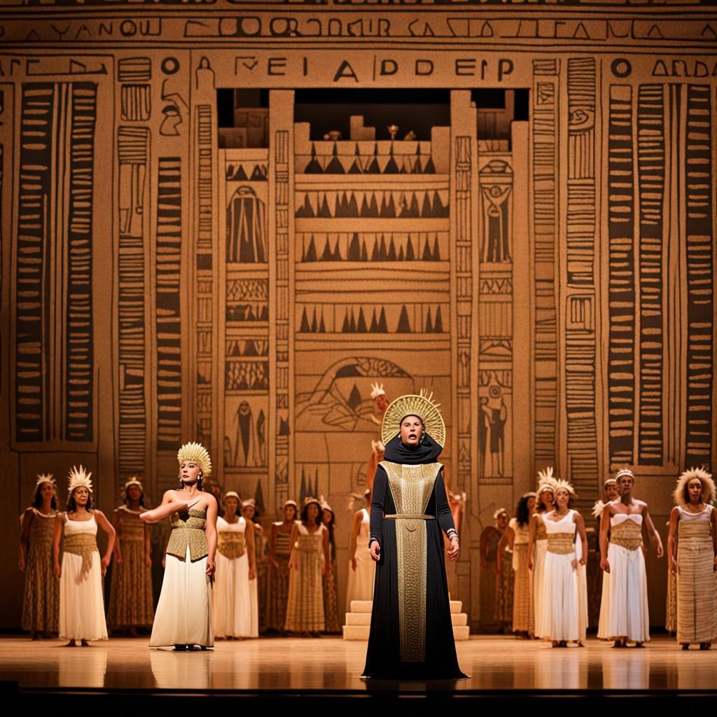 Opera Performing AIDA