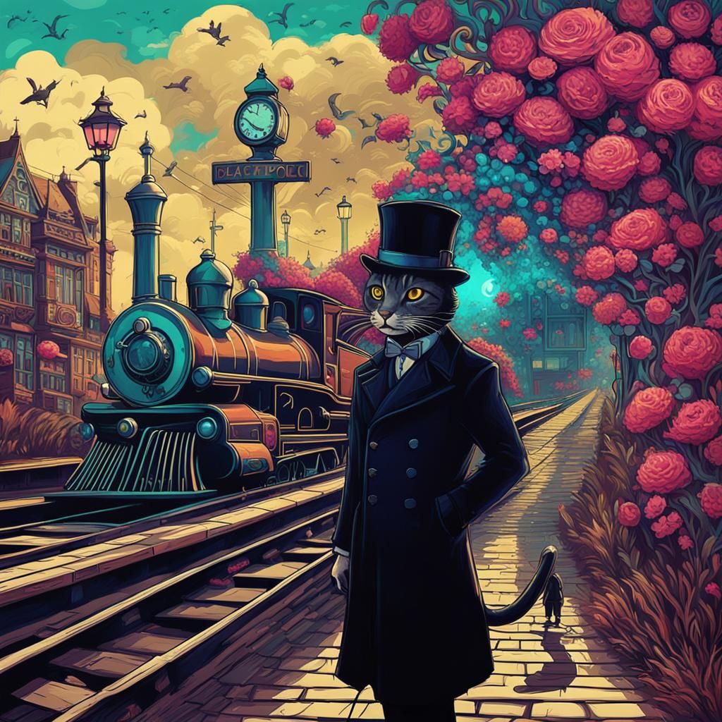 Grimdark Blackpool: A Film Noir Fantasy Portrait