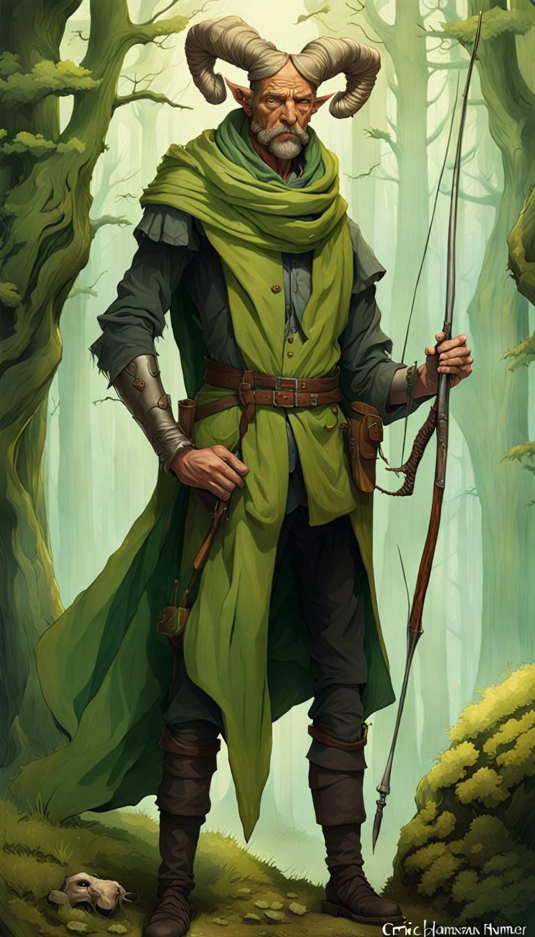 Eldritch Fairy Huntsman Concept Art