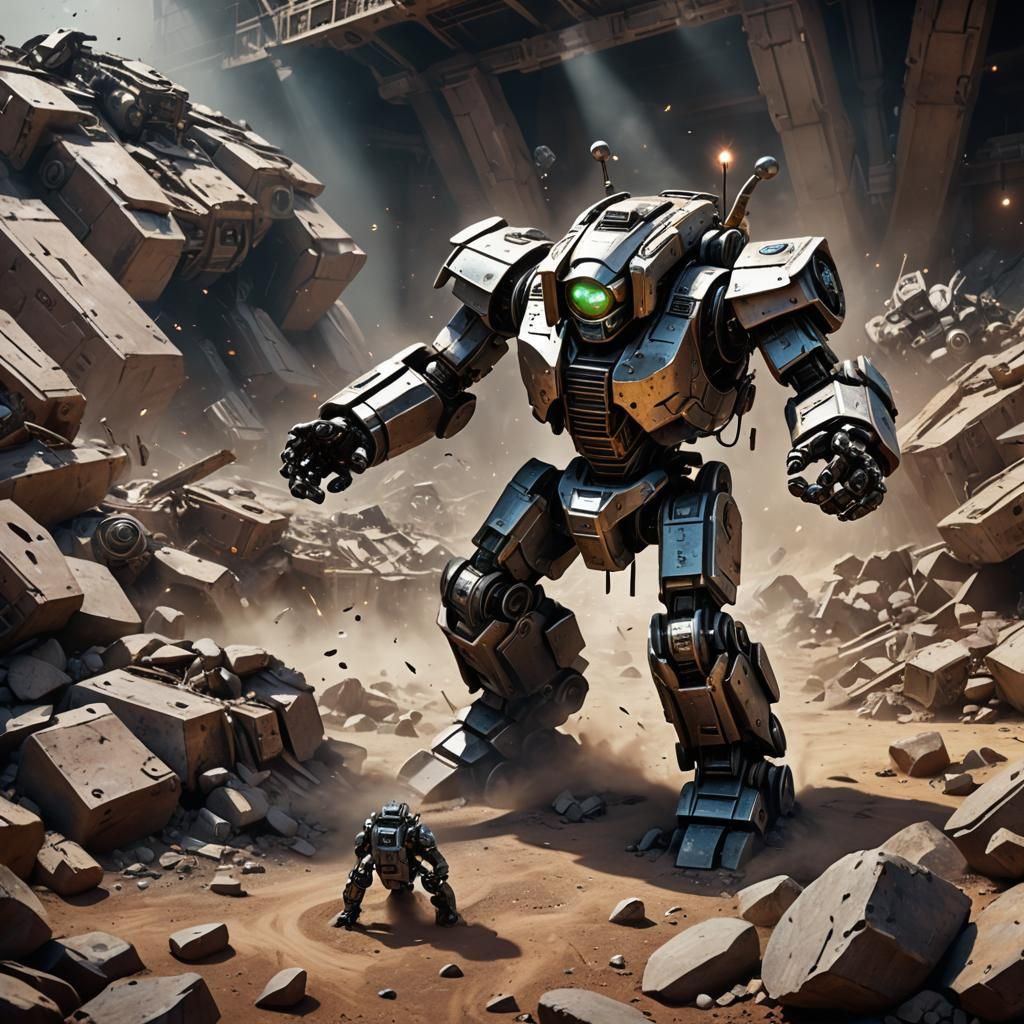 Robot Gladiator: Sci-Fi Arena Battle in 3D