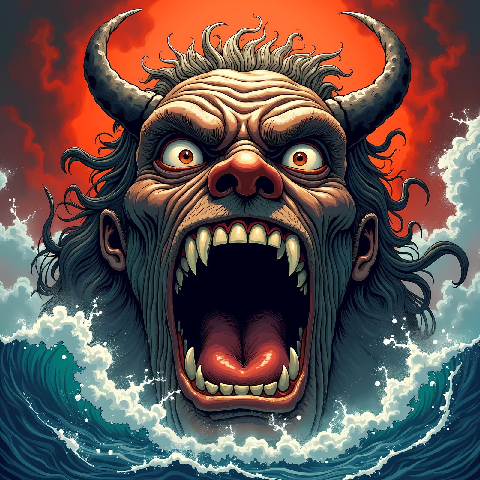 Ghostface in Manga Style: Epic Art