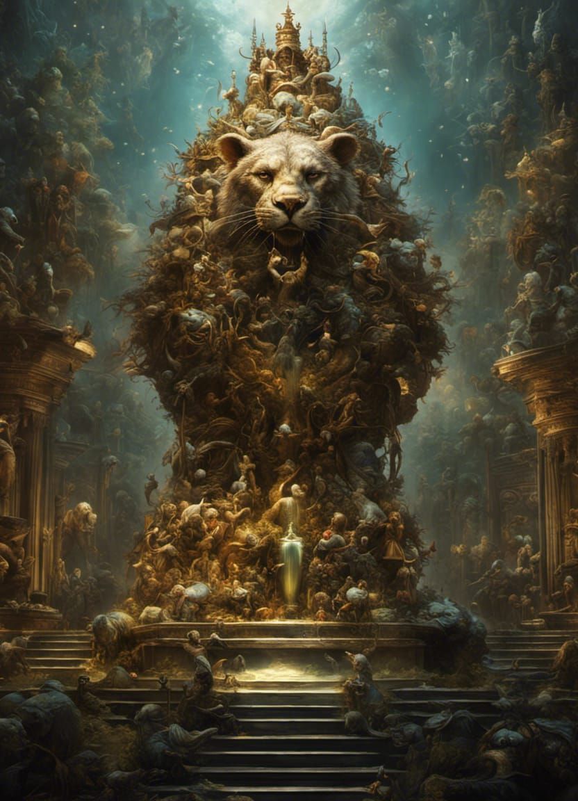 Shimmering Multihued First Place Trophy: Fantasycore Artwork