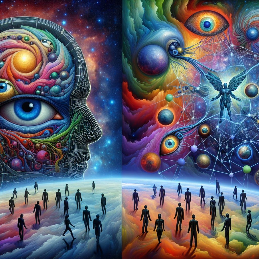 Cosmic Union of Mind and Cosmos in 3D
