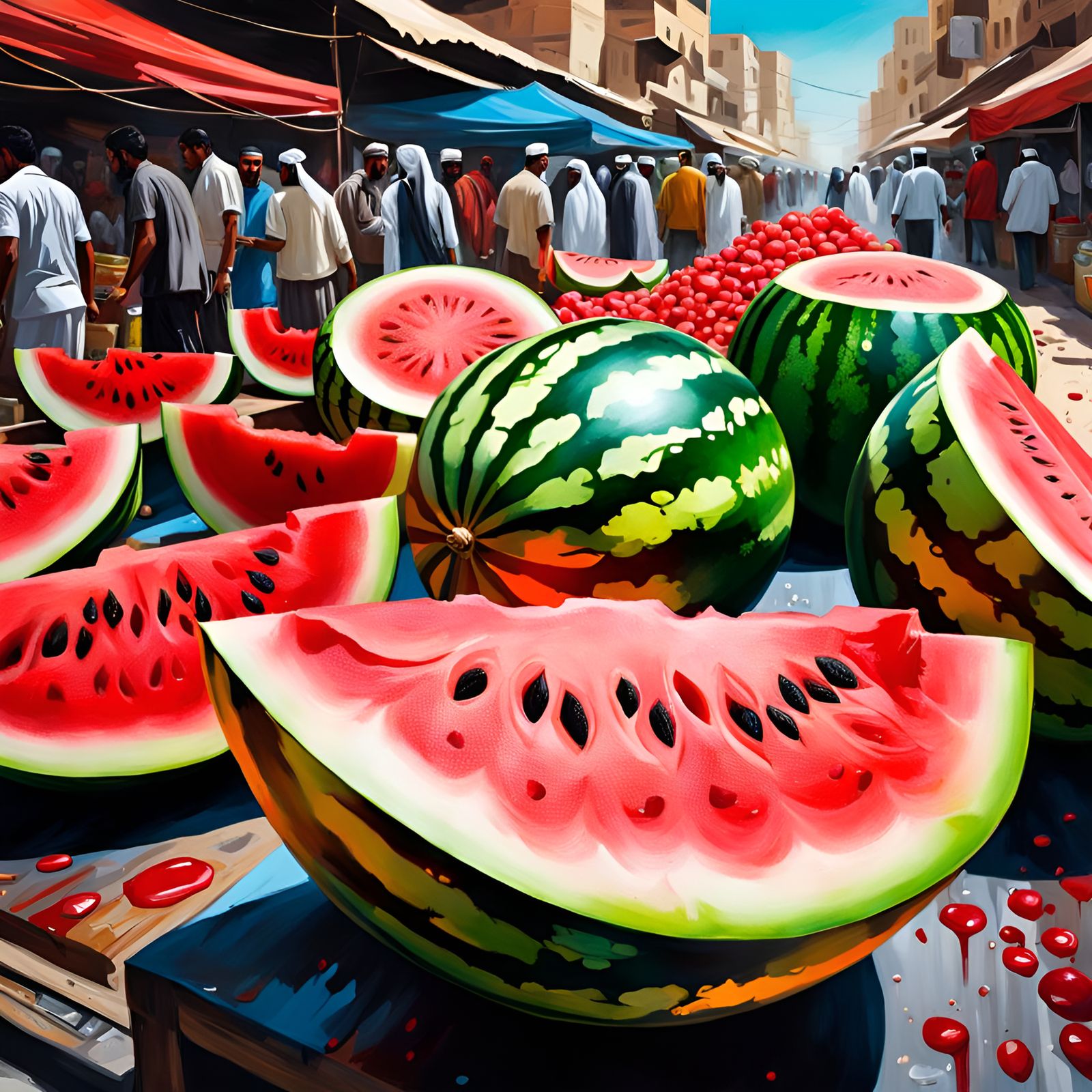 Watermelons! Spread the word.