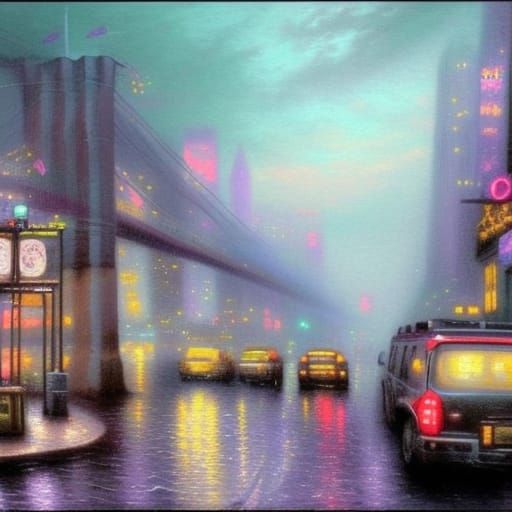 EMT Night Shift in New York City: Fantasy Art