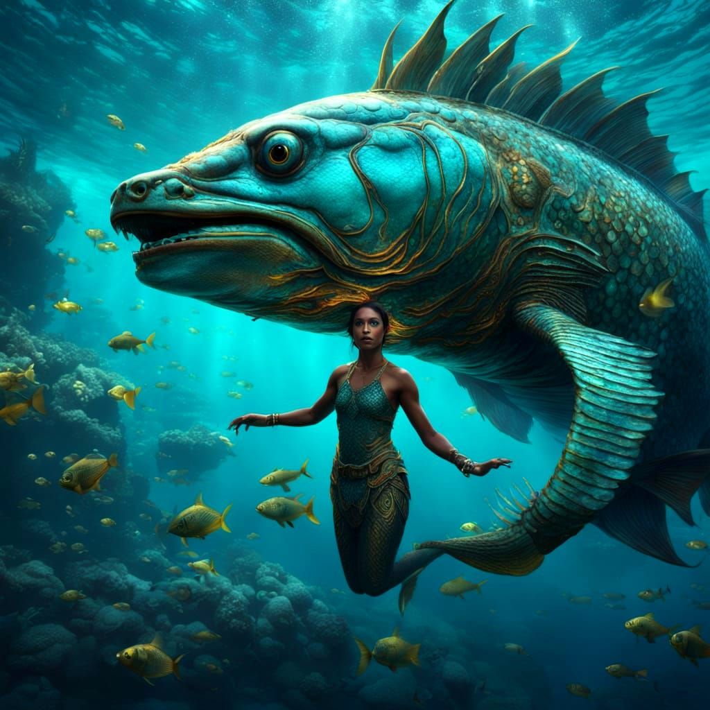 Golden Goddess of the South Sea