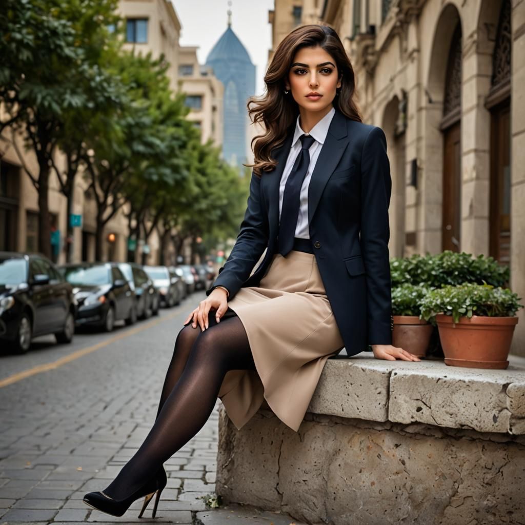 Professional Portrait of Stylish Iranian Woman