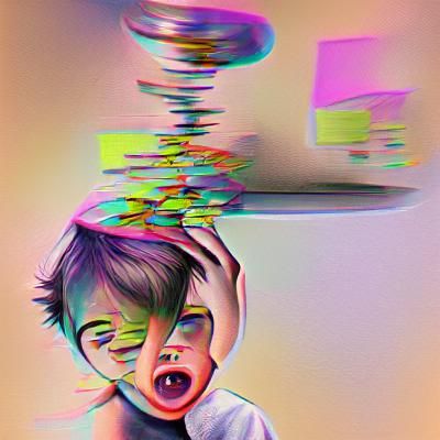 Image Generated from Simple Prompt About ADHD