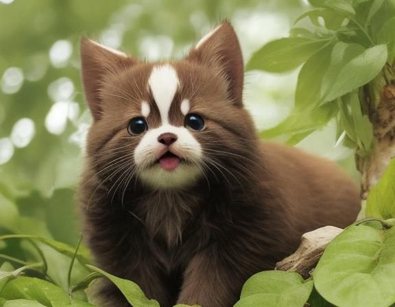 Simple AI-Generated Cute Face