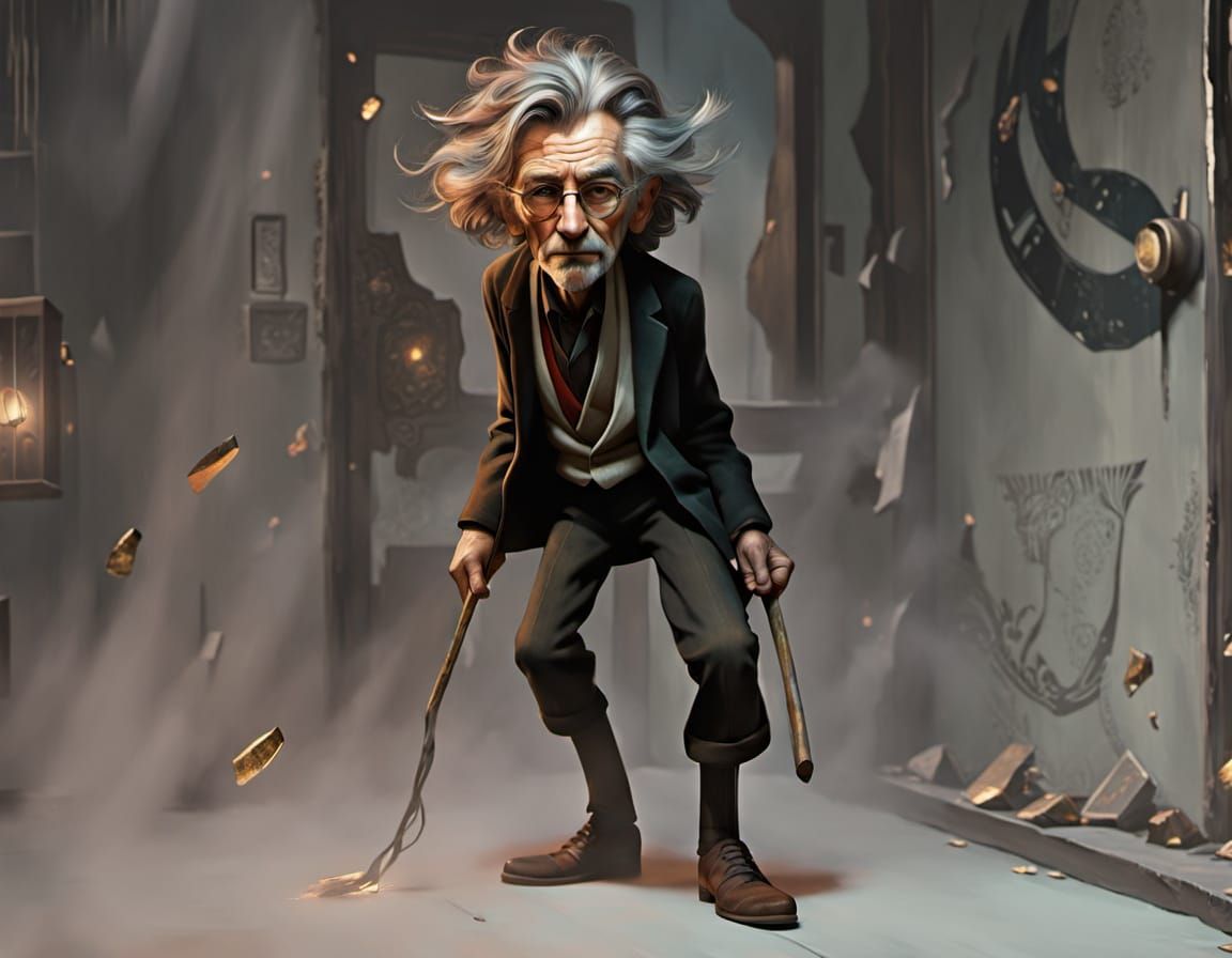 Ralph McQuarrie-Inspired Sci-Fi Woman in Doorway