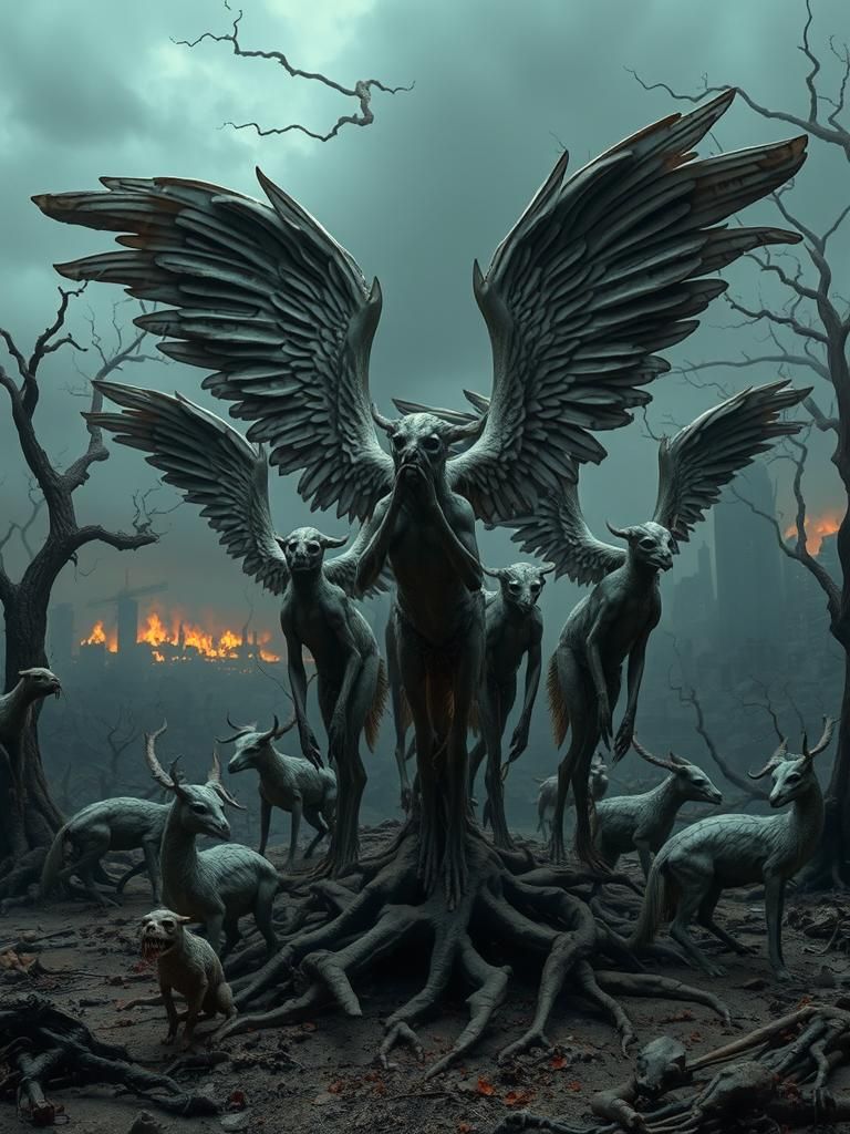 Fallen Angels in Post-Apocalyptic Wonderland