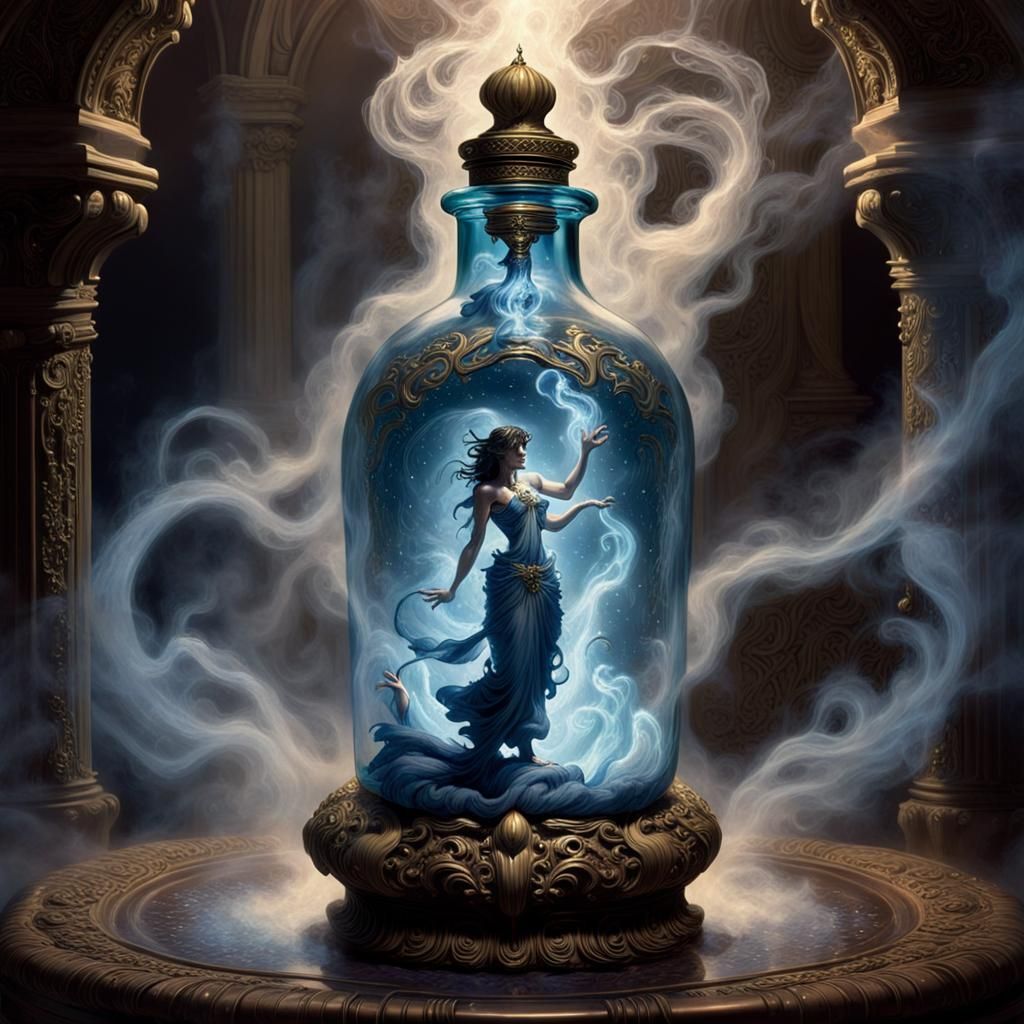 Genie in the bottle.