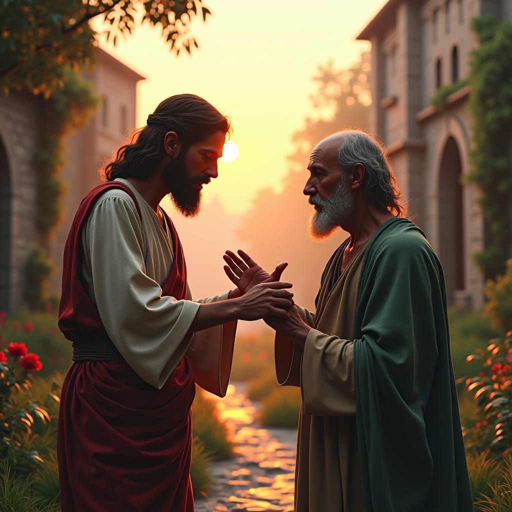 Jesus Heals a Deaf Man in Mystical Village
