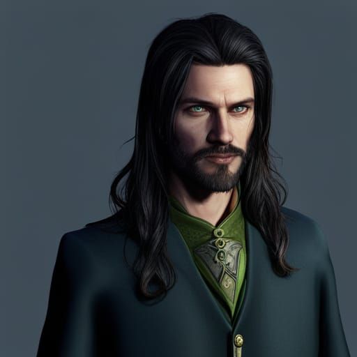 Portrait of a Male Wizard in Unreal Engine 5