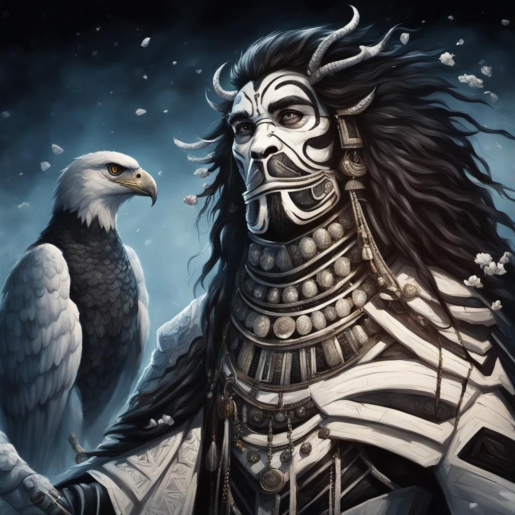 Simple Black and White Abstract Image