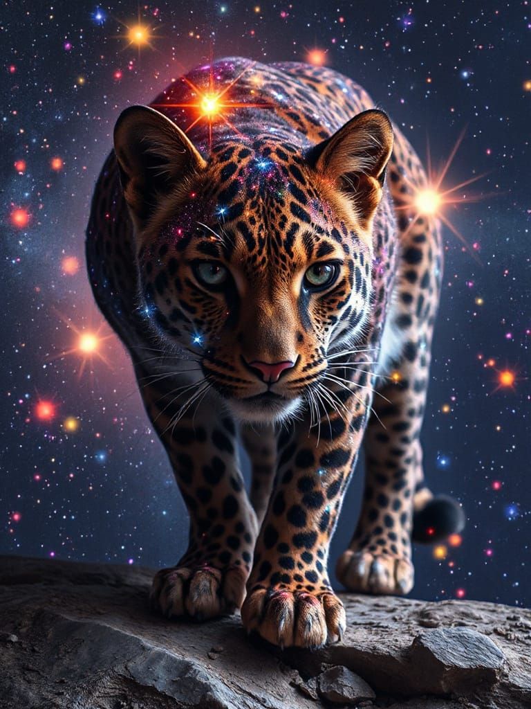 Stellar Felines of the Dreamlands in Vibrant Nebulae
