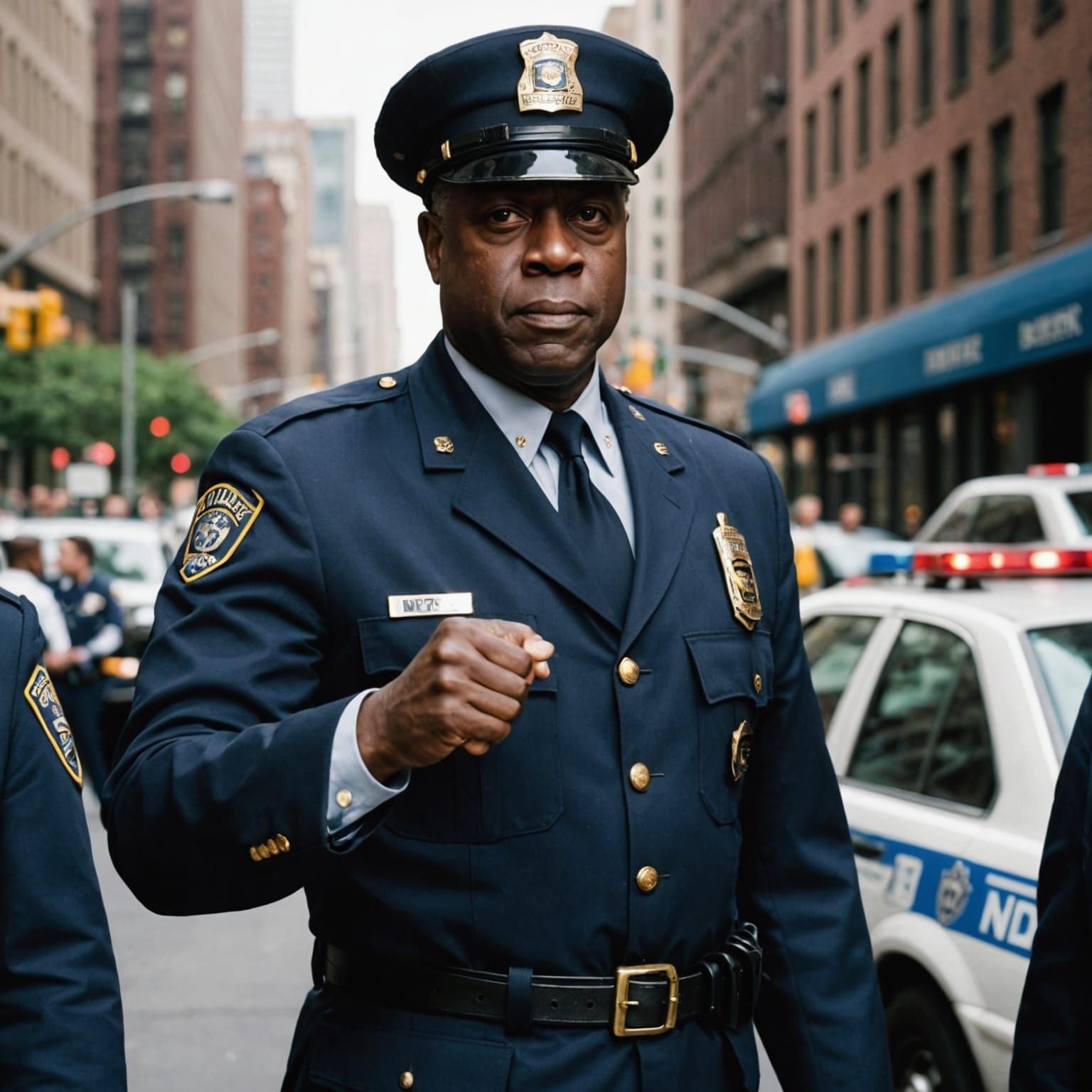 Captain Holt Victory Portrait in NYPD Uniform
