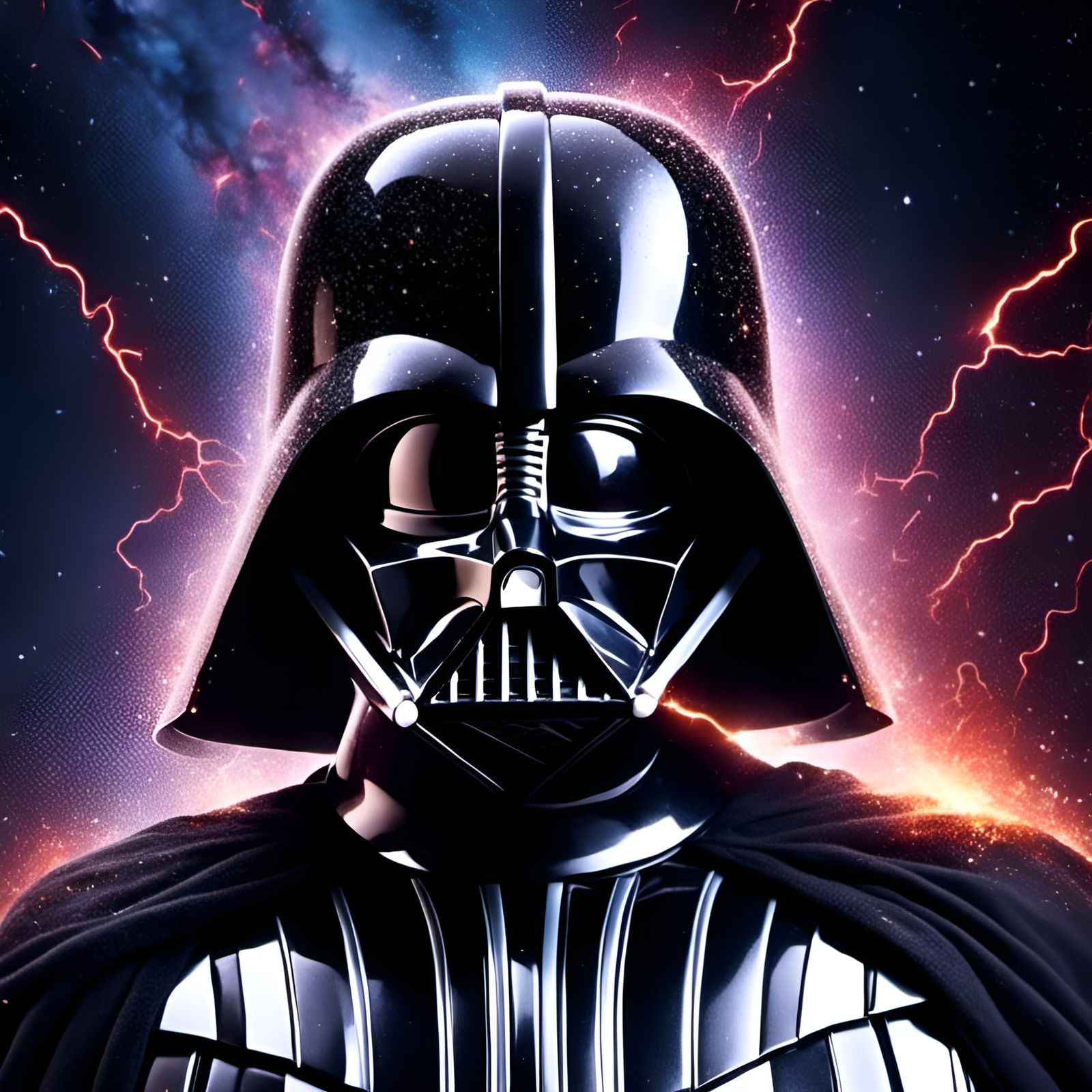 Christian Slater as Darth Vader in Graffiti Style