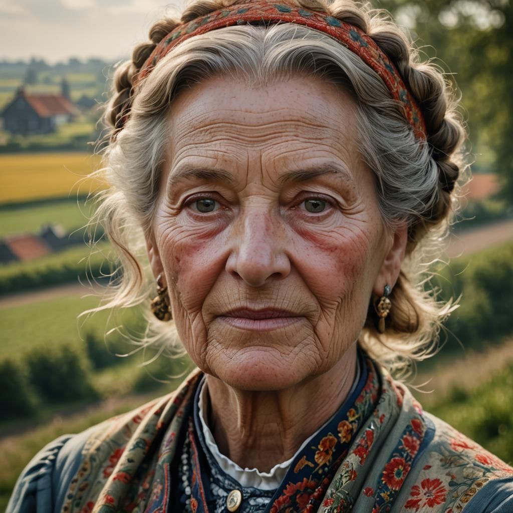Realistic Dutch Portrait of Cornelia Aleman
