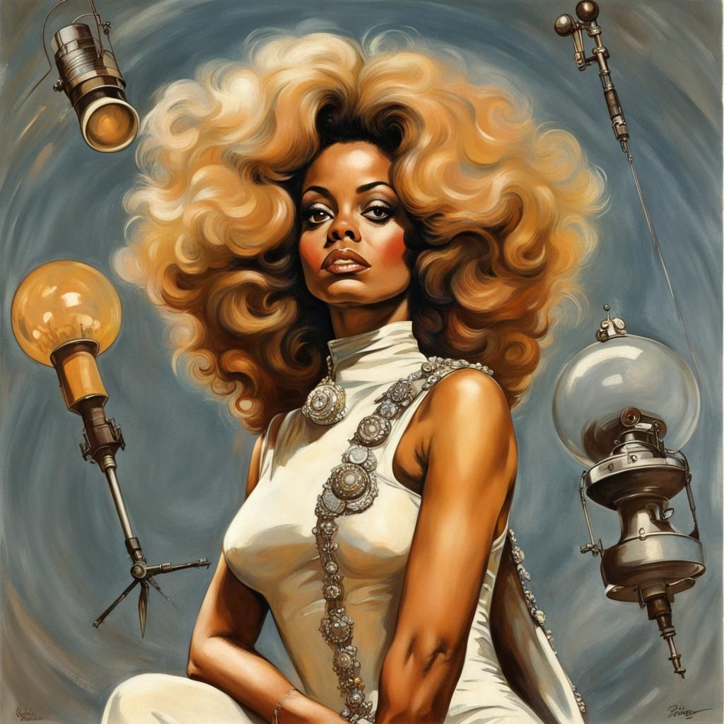 Diana Ross as Barbarella