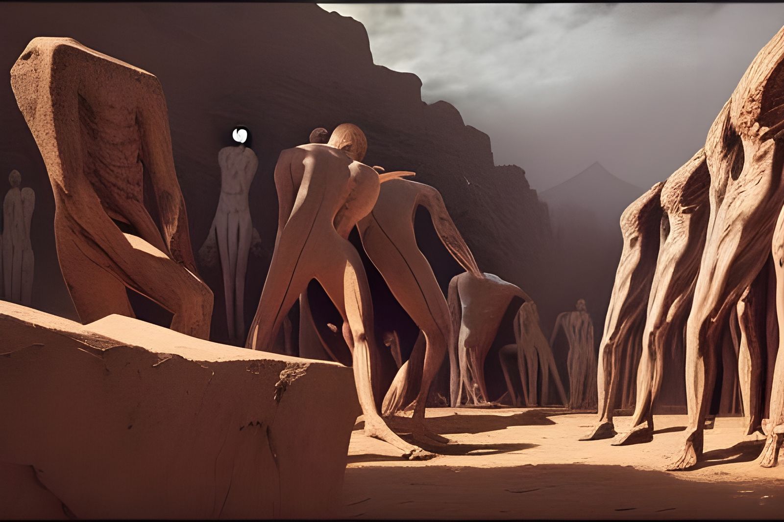 Valley of Dead Gods: Ornate, Hyper-Realistic Cadavers