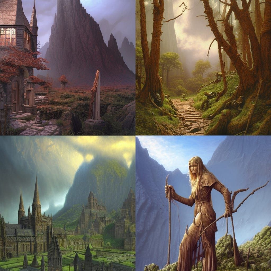 Epic Fantasy Landscape Art