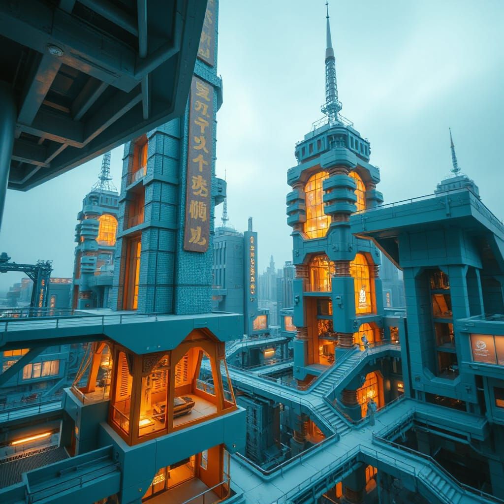 cyber nano tech city