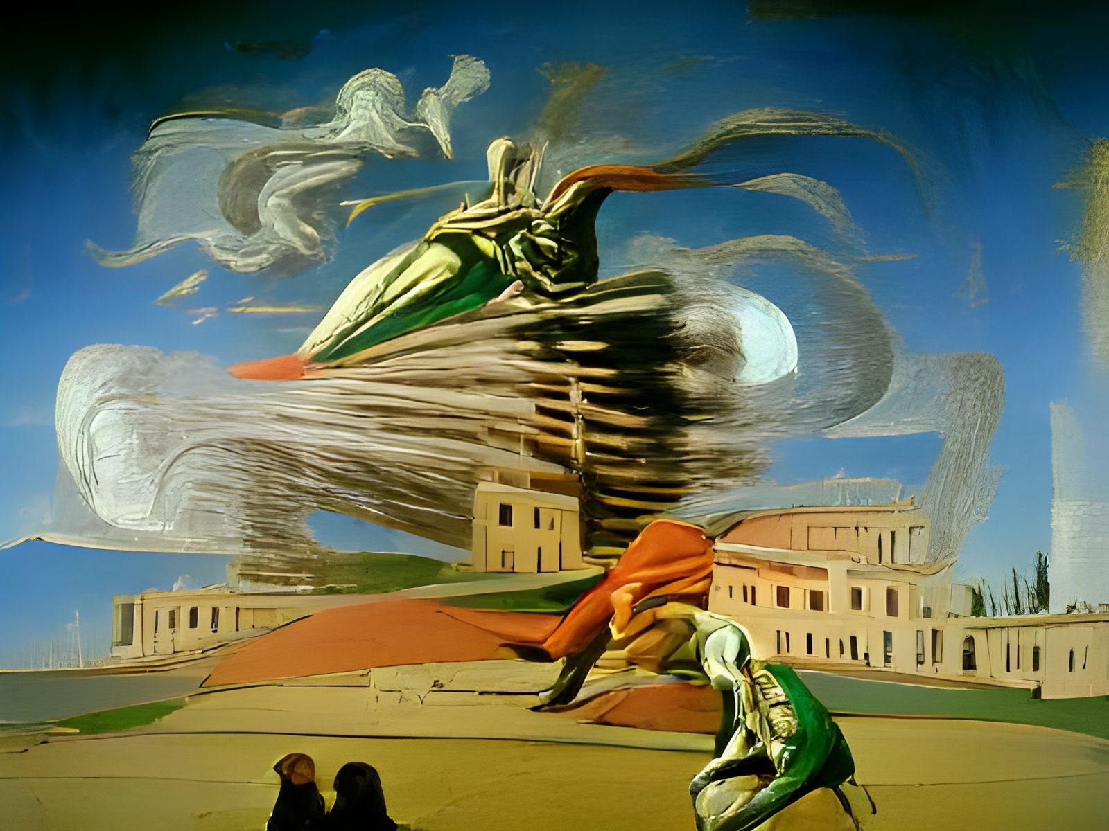 Wraith vs Sorcerer: Explosive Battle in Fantastic Realism