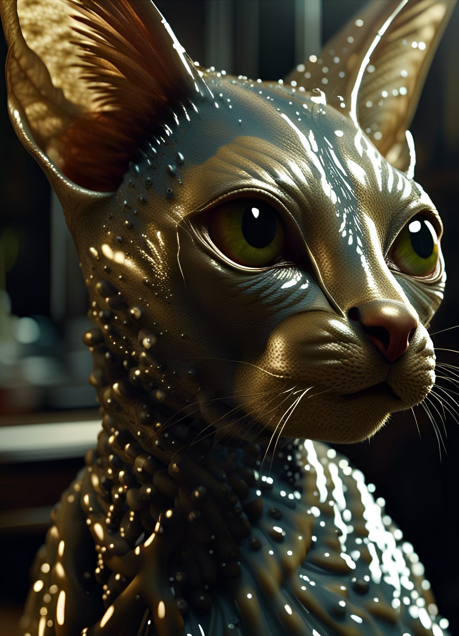 Eldritch Alien Pets in Dreamy Contre-Jour Lighting