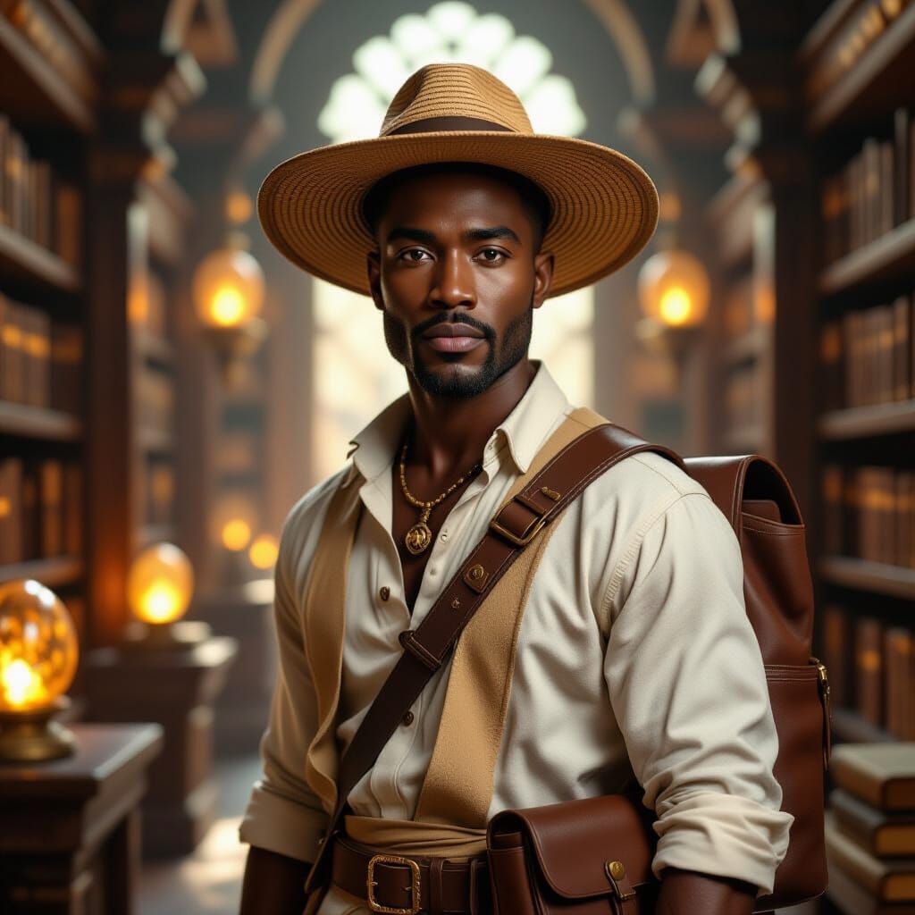 Earth Kingdom Professor in Spiritual Library