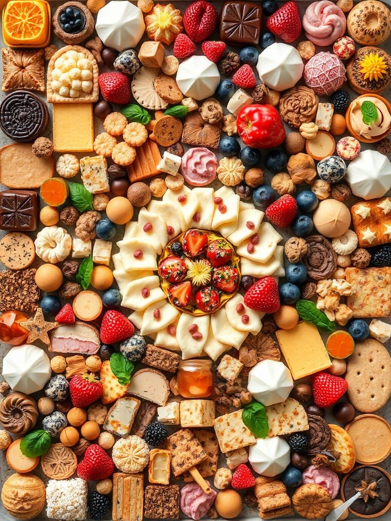 Dessert Mosaic: A Sweet Culinary Creation