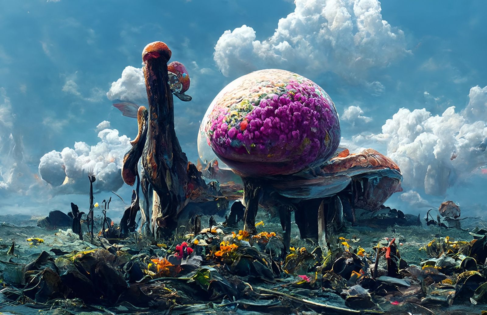Mushroom Planet in Fantastical Realism