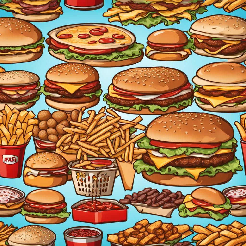 Fast Food Variety: Quick and Convenient Meals