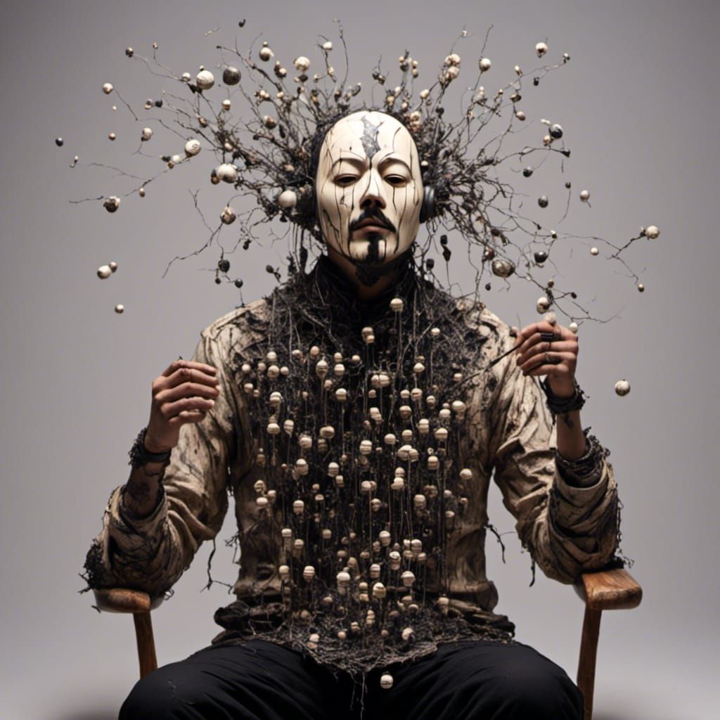 Retro Rockabilly Smoker with Pills and Powder