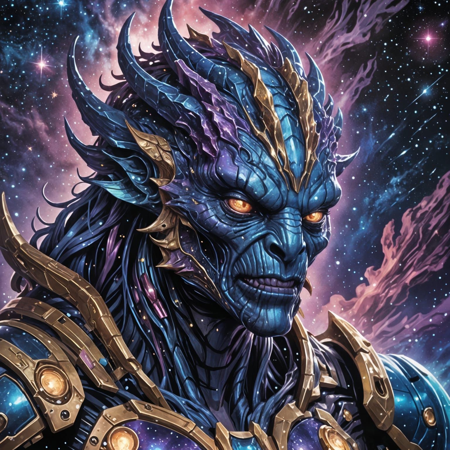 Galactic Space Creature Art