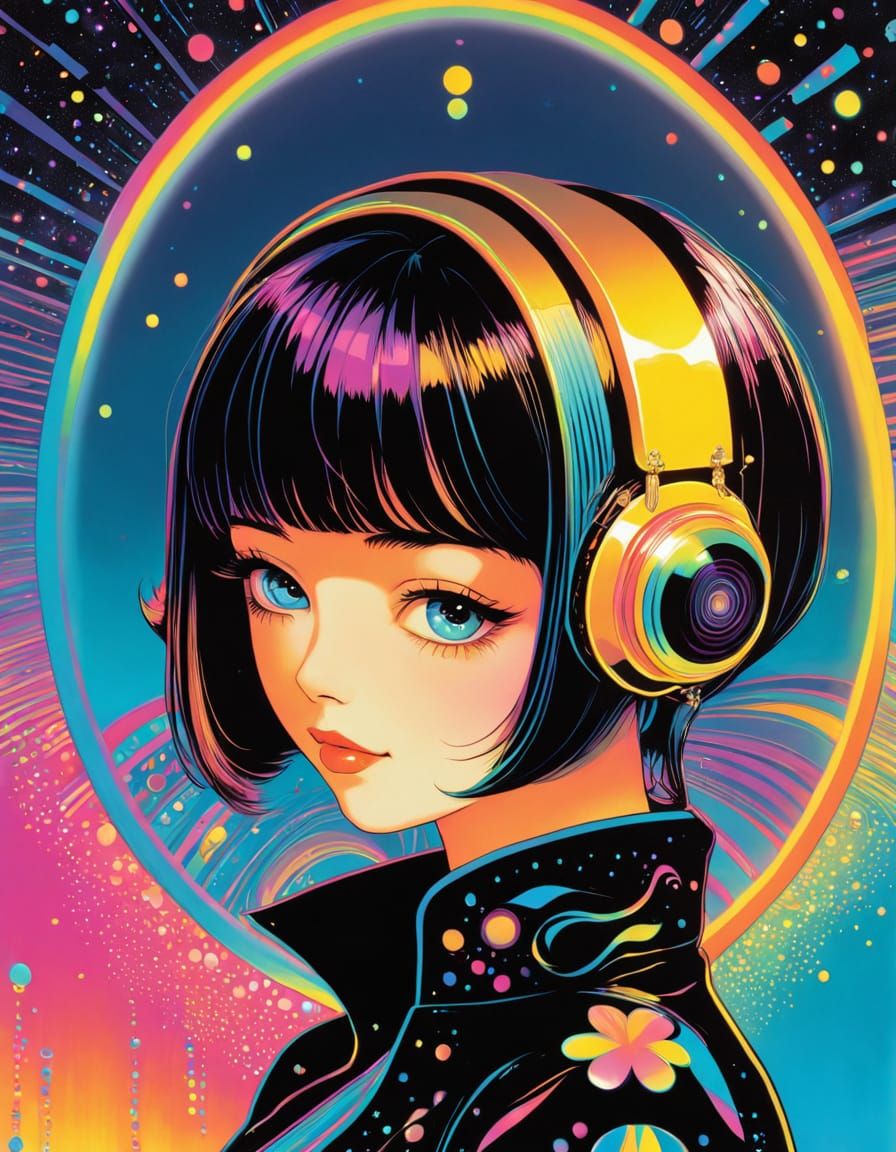 bromoil, adorable, funk art