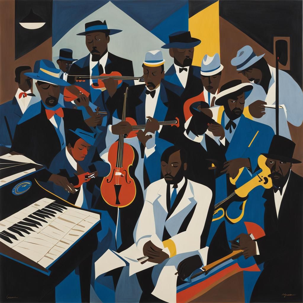 Urban Life Painting in Social Realism Style