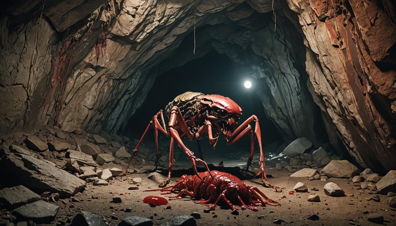Hiker Finds Giant Insect Carcass in Cave