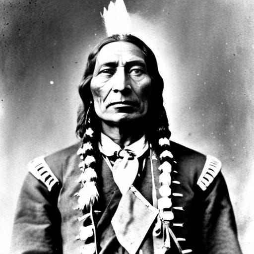 Red Cloud, chef de la tribu Oglala Sioux