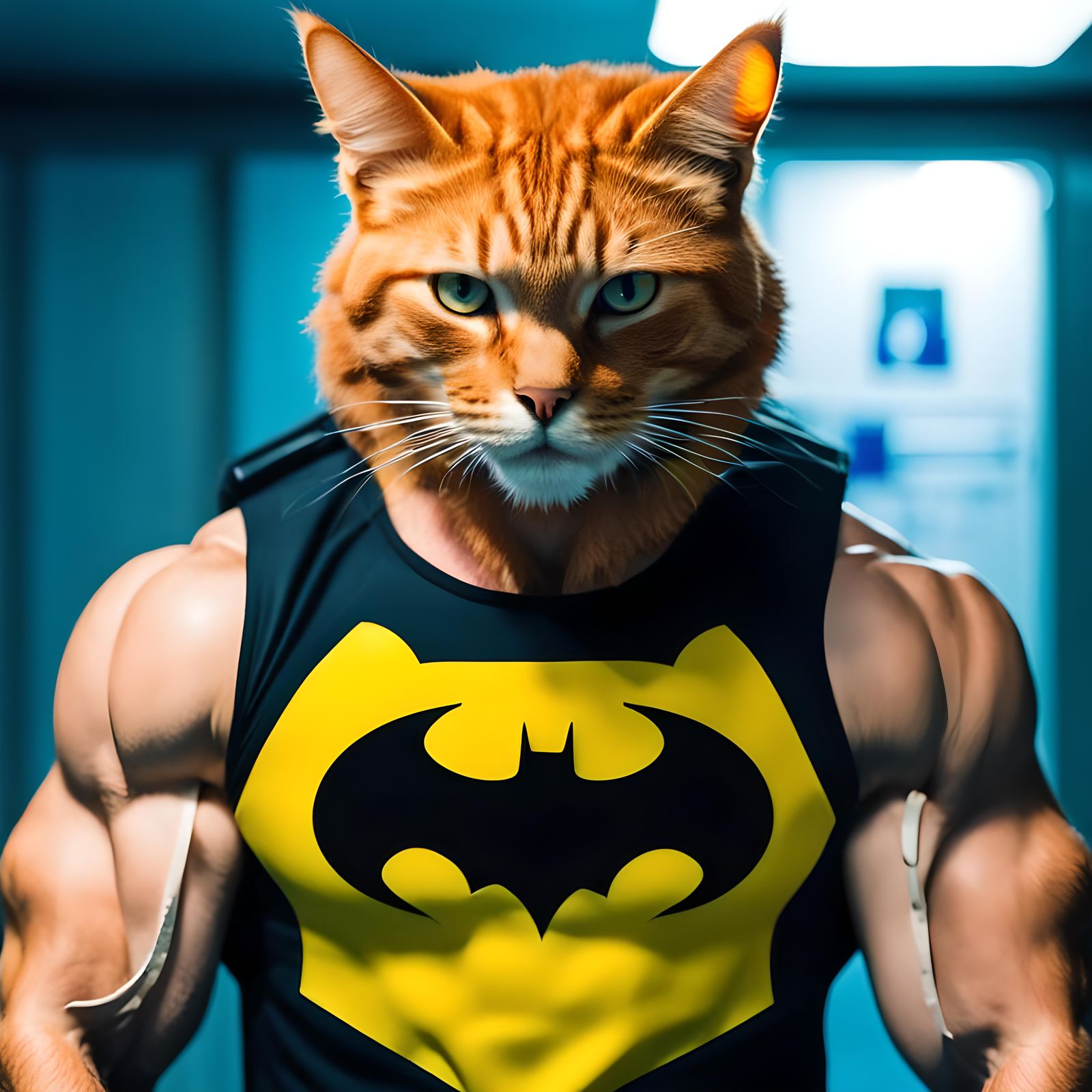 Ginger Cat-Man Arrested: A Batman Mugshot