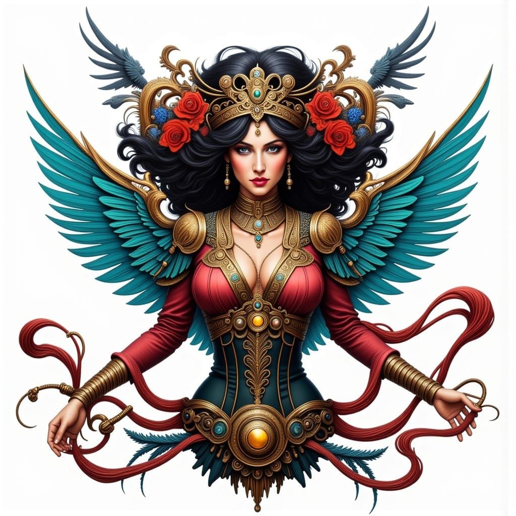 Abstract Concept of Life in Flux