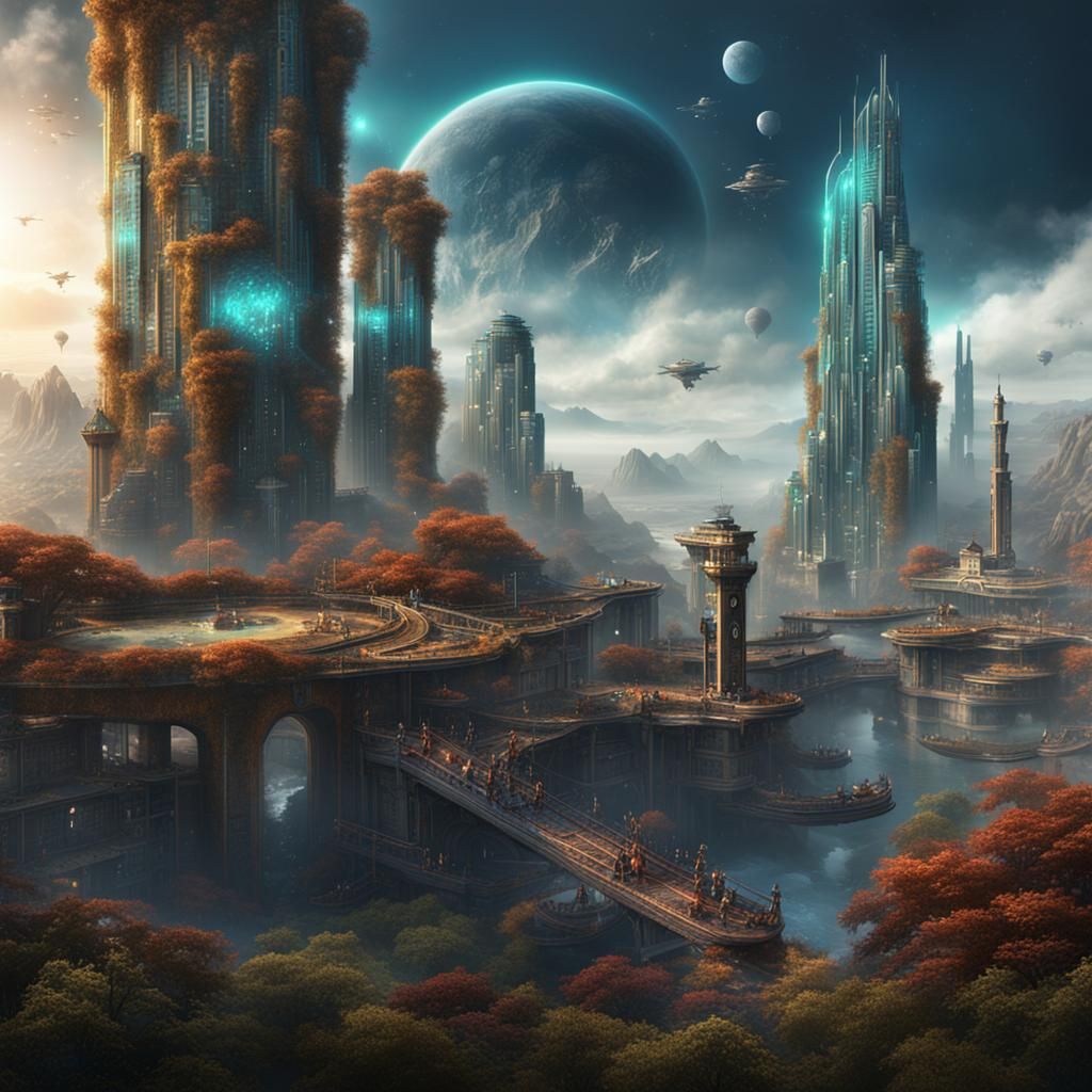 Fantastical 2030 Agenda Concept Art