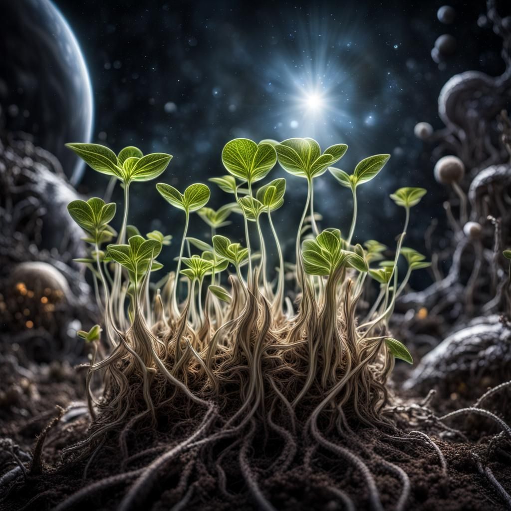 Cosmic Space Seedlings in a Fantasy Setting