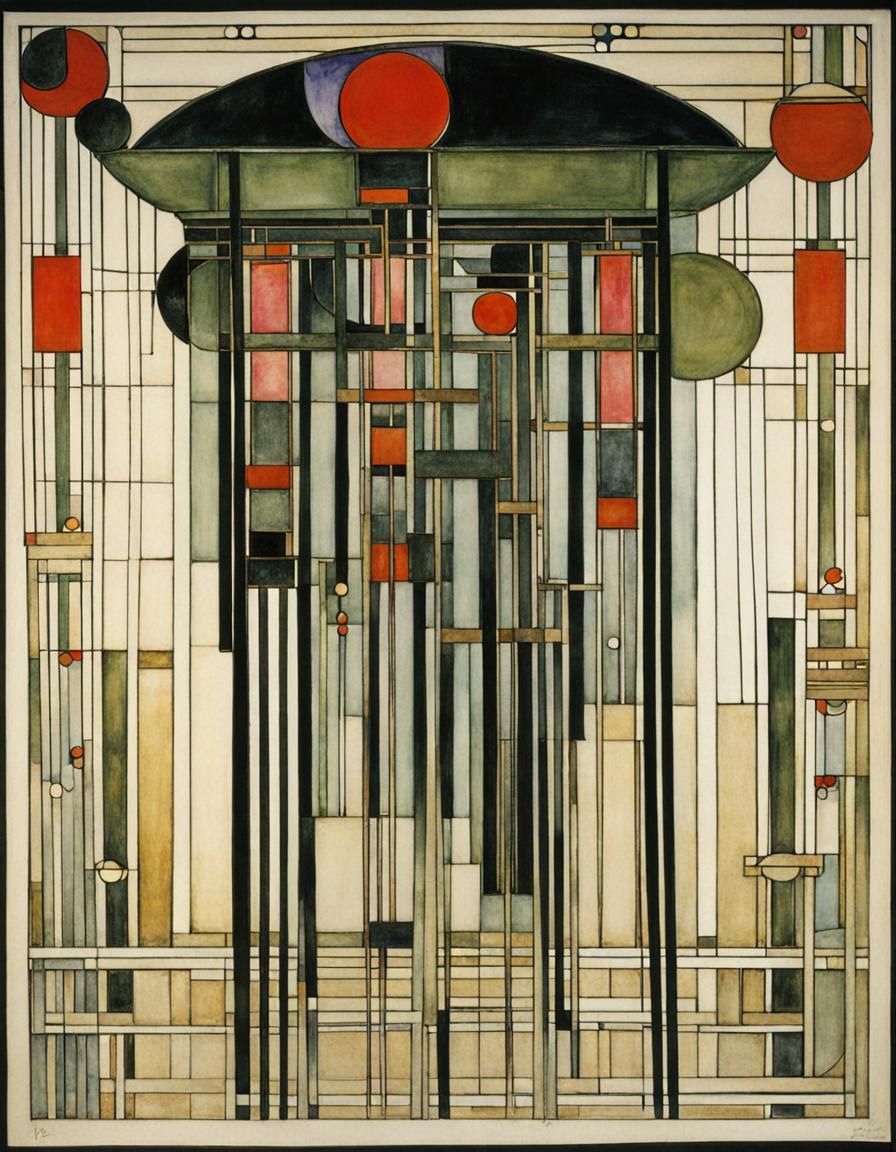 Mackintosh Style Digital Art